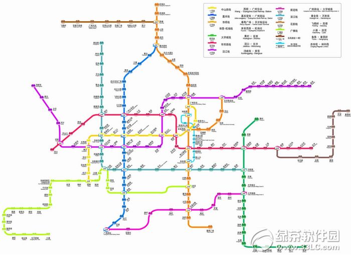 广州地铁图最新版