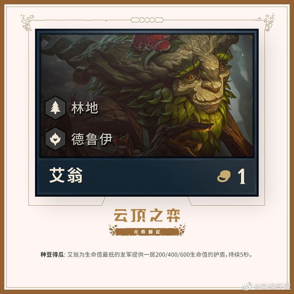 《LOL》云顶之弈第二赛季新英雄艾翁介绍