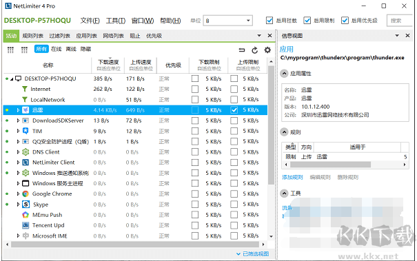 NetLimiter Pro(网速控制软件)