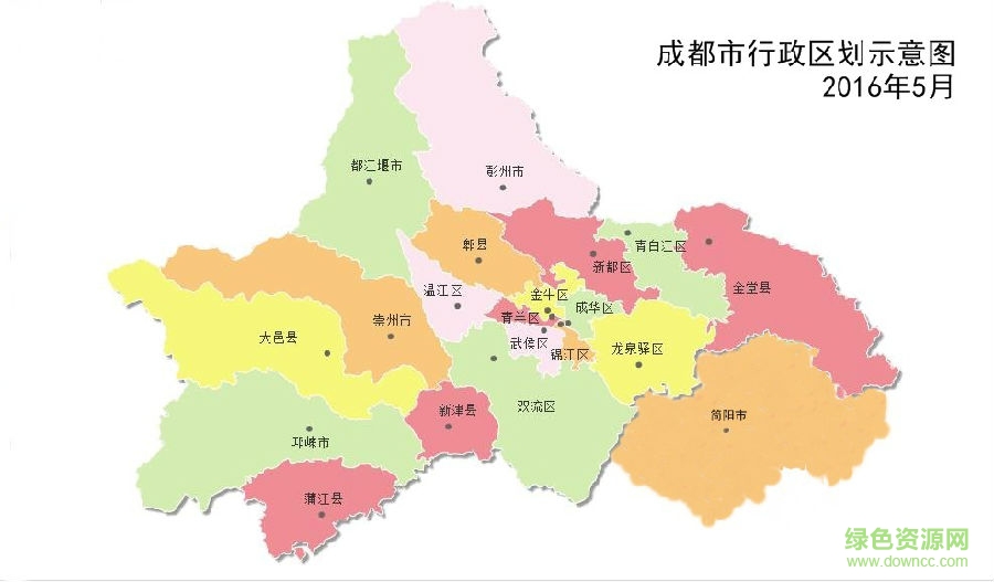 成都市高清地图