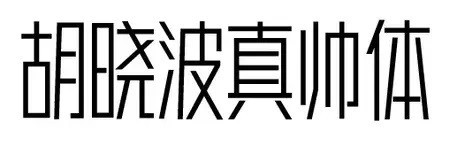 胡晓波真帅体