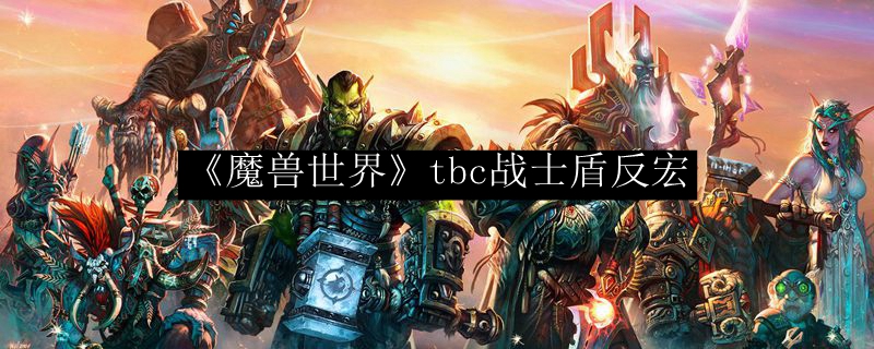 《魔兽世界》tbc战士盾反宏